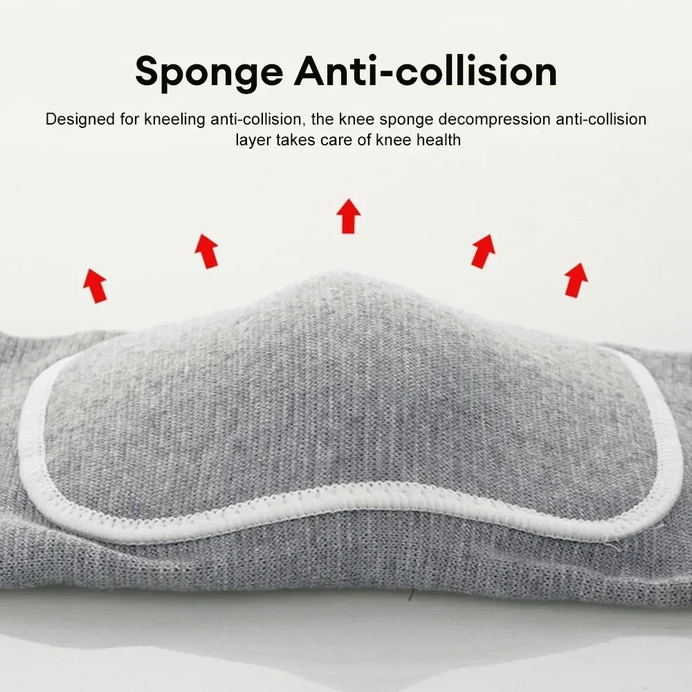 Sports Knee Pads for Adults and Children Dance Knee Pads Elastic Thickened Sponge Knee Pads Gym Yoga Training Protective Gear
