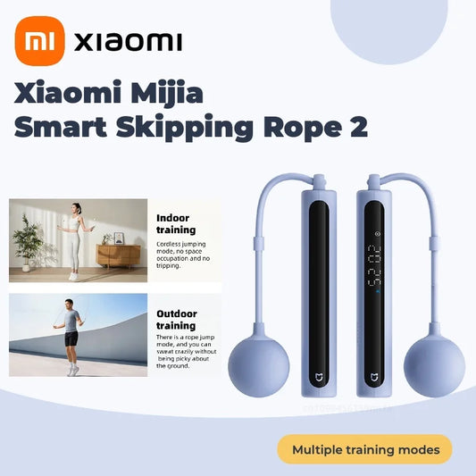 Xiaomi Mijia Smart Skipping Rope 2 High-precision Digital Counter With App Calorie Calculation Sport Fitness Jump Rope