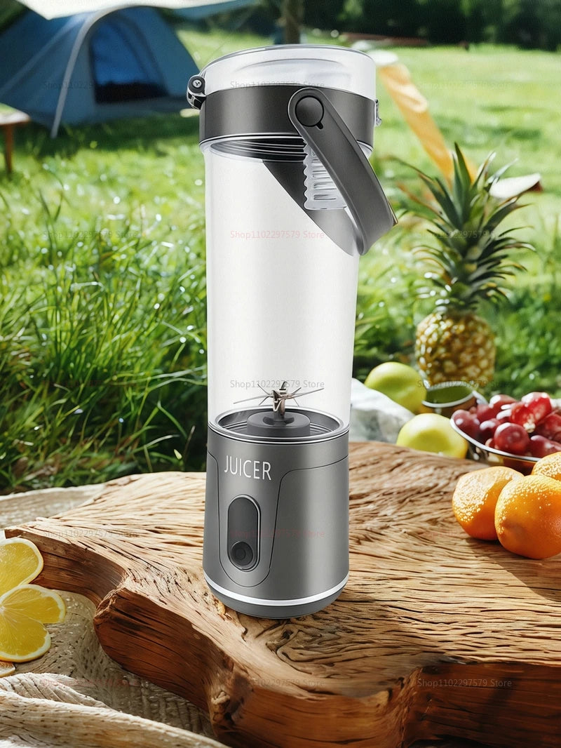 Portable Juice Blender 600ML 12 Blades Household USB Rechargeable Electric Juicer for Smoothies Fruit Mixing Personal Blender
