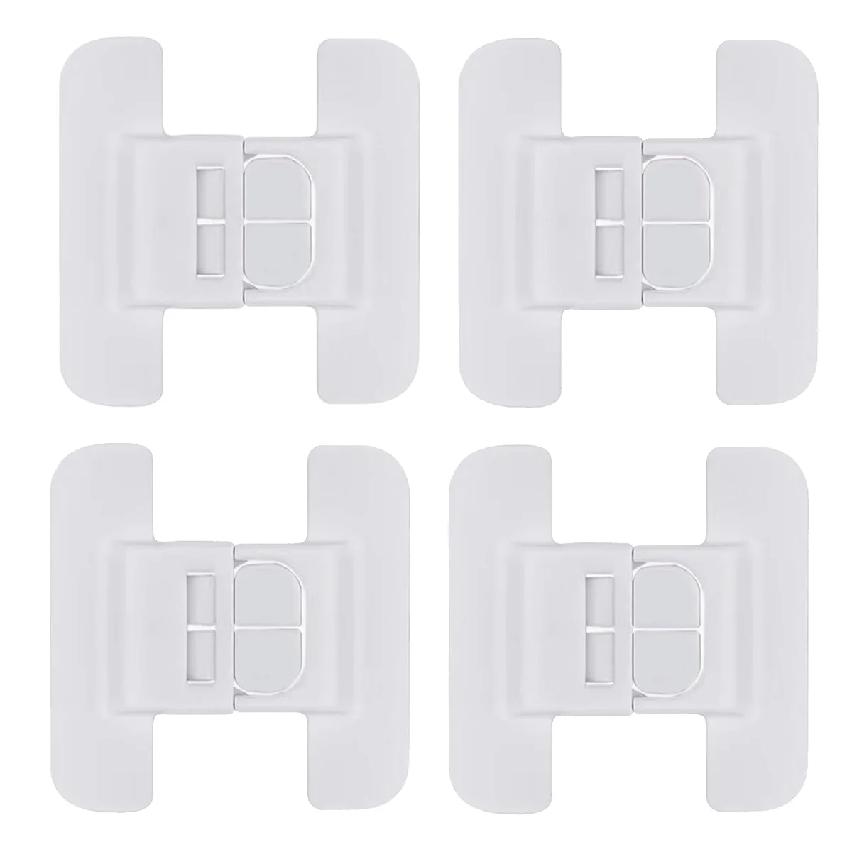 Fridge Lock, Refrigerator Lock for Kids, Cabinet Locks for Babies, Child Drawer Locks, Freezer Door Lock for Proof 4PcsB84B