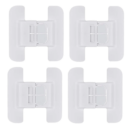 Fridge Lock, Refrigerator Lock for Kids, Cabinet Locks for Babies, Child Drawer Locks, Freezer Door Lock for Proof 4PcsB84B