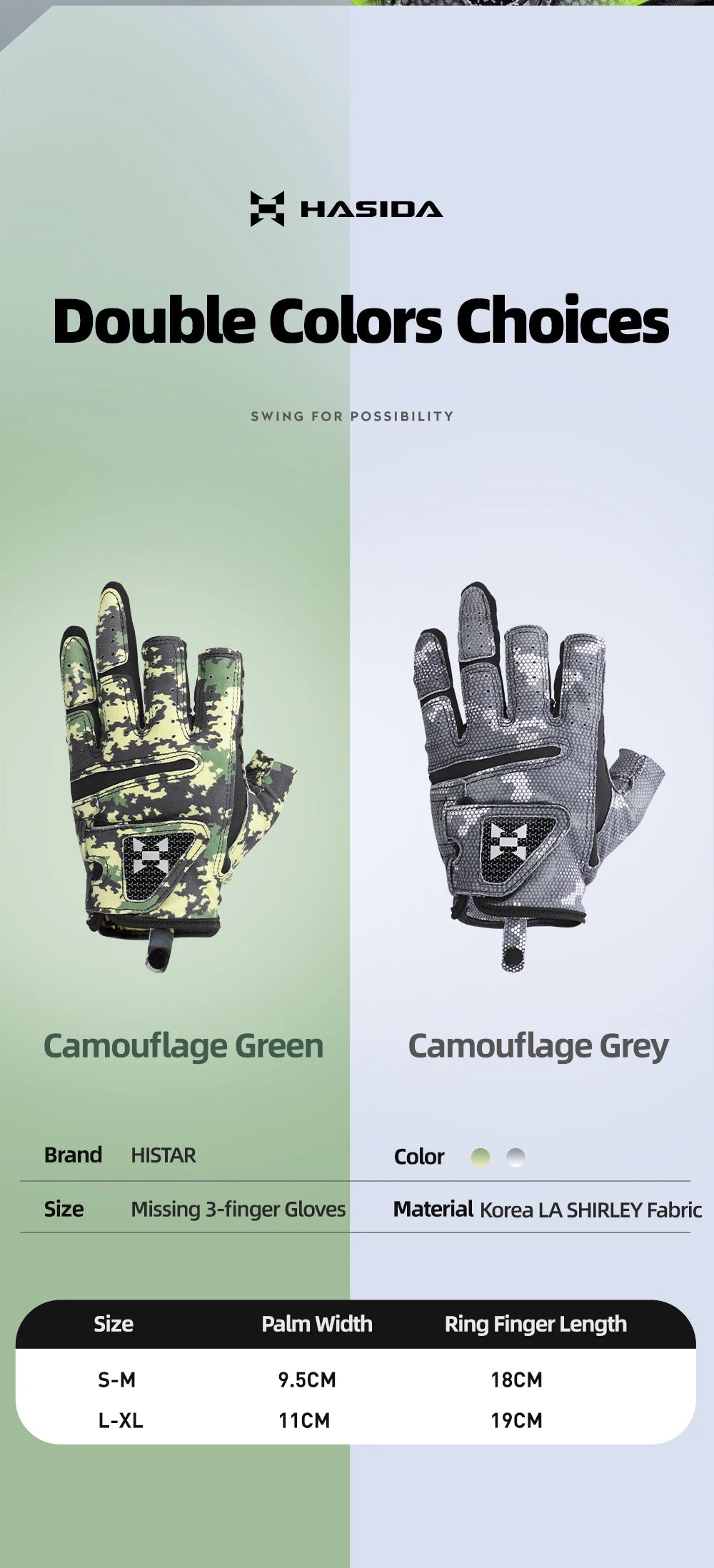 HISTAR Antislippery LA SHIRLEY Fabric Silicone Anti- slippery Strip Abrasion Resistance Multi-Functional Fishing Glove