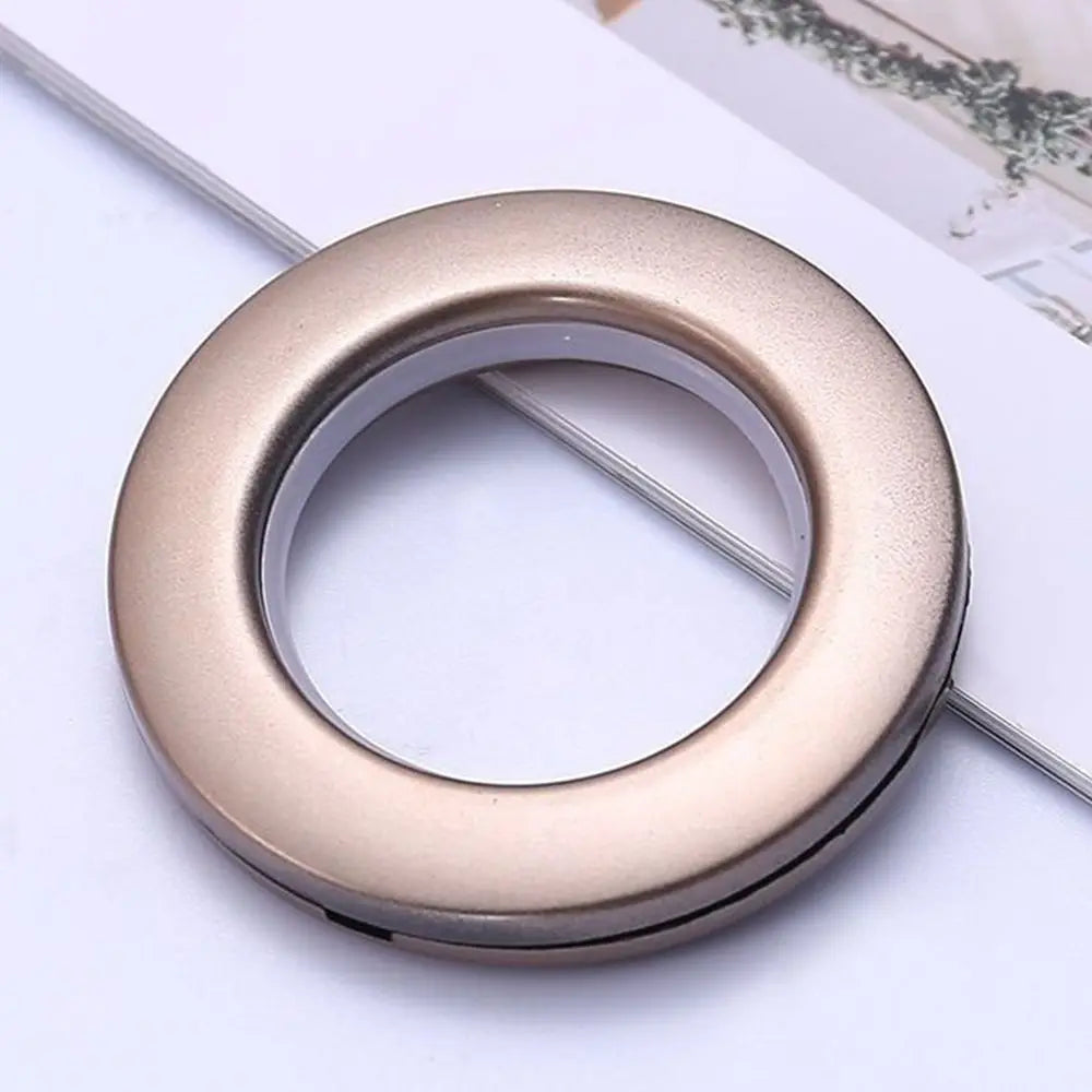 Plastic Curtain Eyelet Ring Curtain Grommet Top Mute Hanging Curtain Ring for Bathroom Living room Home Decor Curtain Accessory