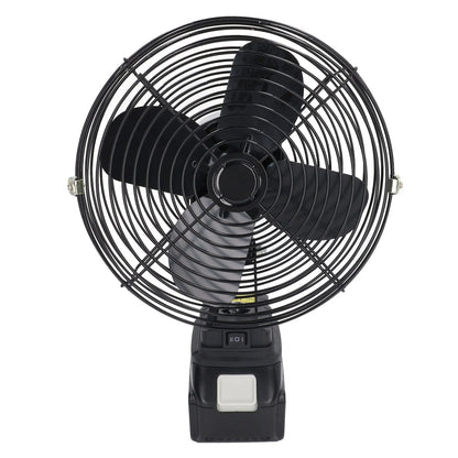 30W 8in Rechargeable Electric Fan Portable 18V Lithium Battery Electric Fan for Camping Shipped Without Battery