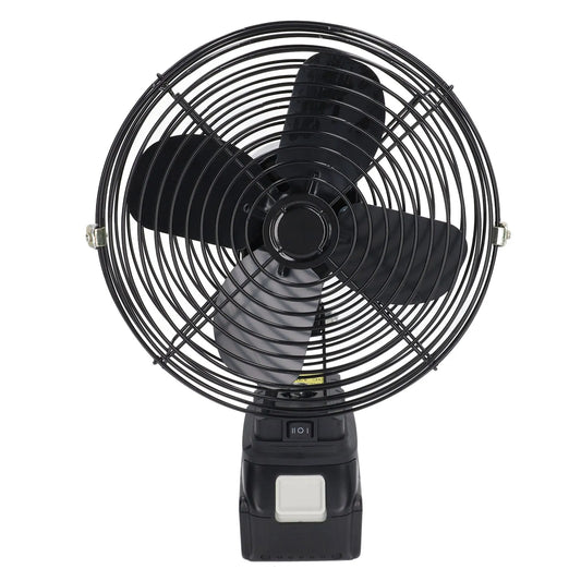 30W 8in Rechargeable Electric Fan Portable 18V Lithium Battery Electric Fan for Camping Shipped Without Battery