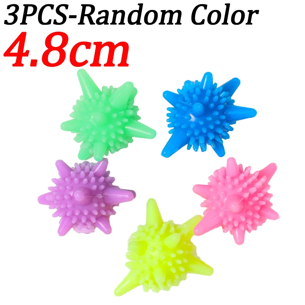10/5/1PCS Reusable Laundry Ball for Washing Machine Lint Remover for Clothing PVC Solid Washing Anti-knot Clothes Dryer Balls