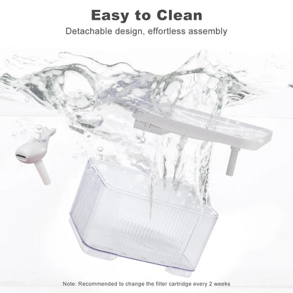 Cat&Dog Water Fountain Auto Filter Transparent Drinker USB Electric Mute Recirculate Filtering Large Capacity Water Dispenser