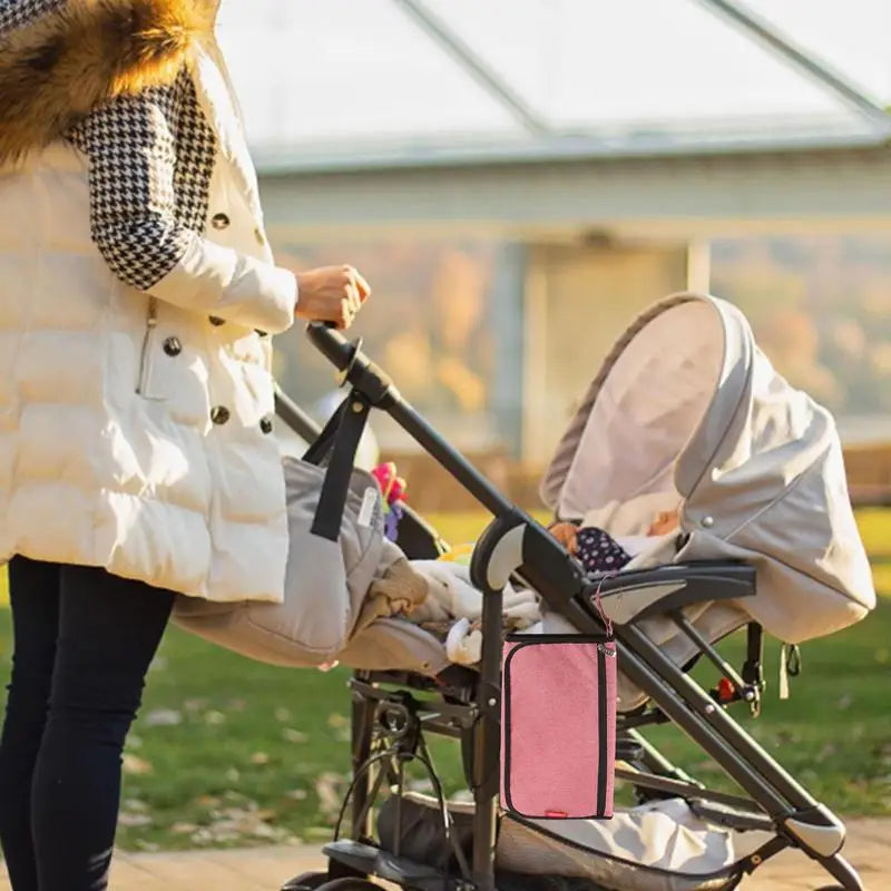 Travel Diaper Changing Mat Waterproof Folding Diaper Organizer Bag Lightweight Changing Mat For Parks Shopping Malls Restaurants
