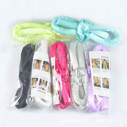 Colorful Non-heated Foam Roller Curling Iron Handy Ladies Curling Iron Sleep Big Wave Hair Styling Tools Non Perm Dyeing Curler