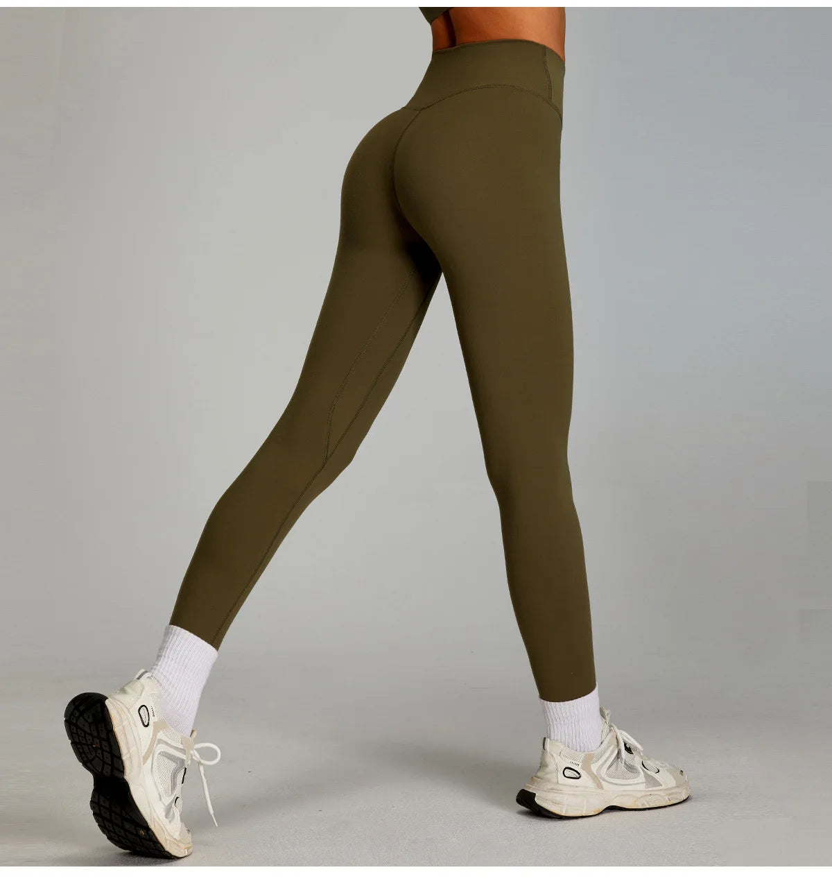 Yoga Pants Sports Leggings Women High Waist Tights Elastic Yoga Pants Training Running Gym Quick Dry Breathable Leggings Female