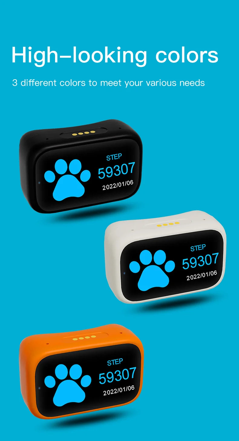 New Pets GPS Tracker S13 Smart 4G Waterproof Protective Locator Real-time Tracking Wearable Dog Cat Bird Collar Find Device 2024