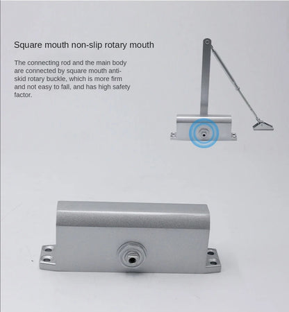 Door closer home push-pull unit door door close artifact fireproof anti-theft door hydraulic automatic buffer silent door closer