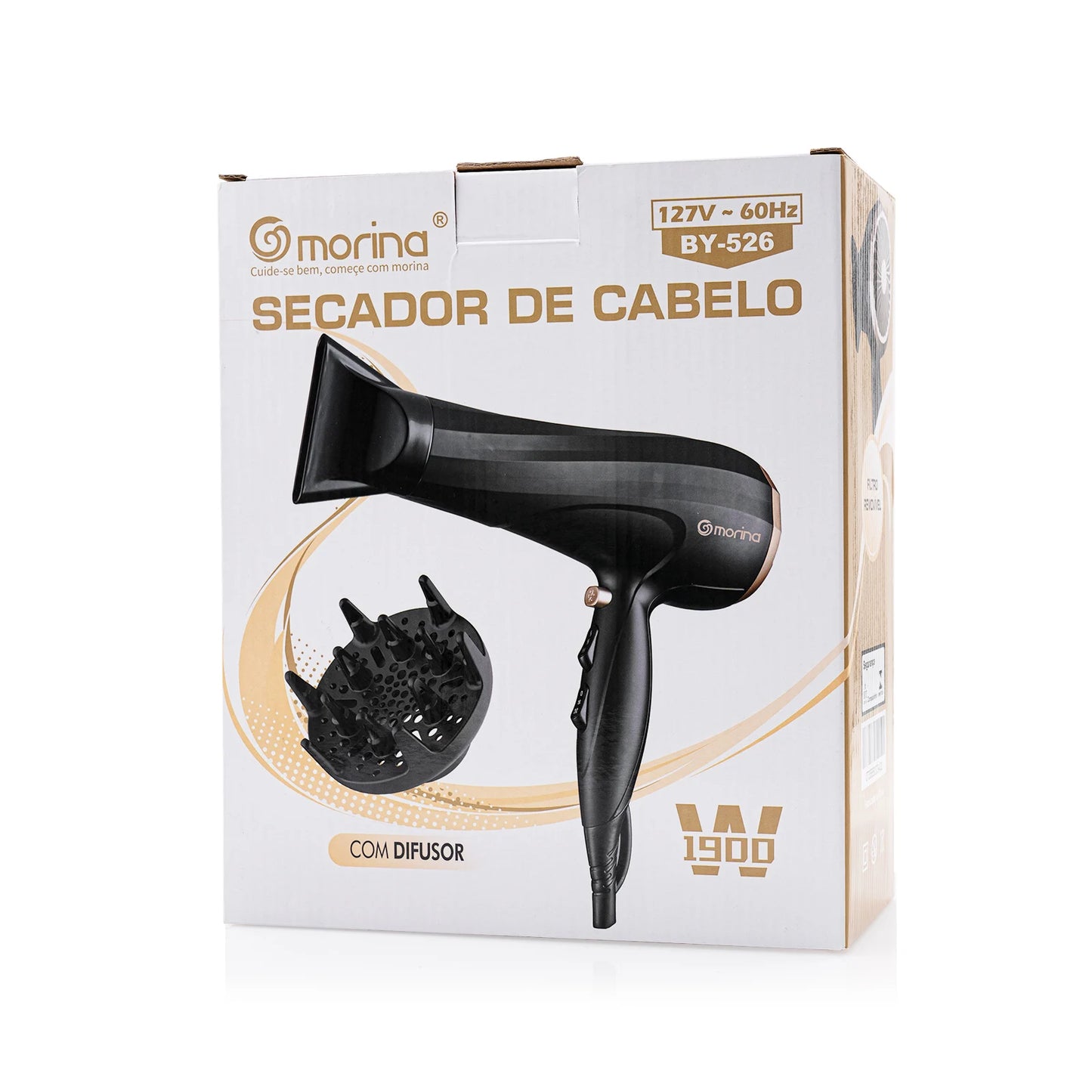 Hair dryer, hair dryer, 110 Hair Dryer V-127V 1900W Black/Golden, electric hair dryer