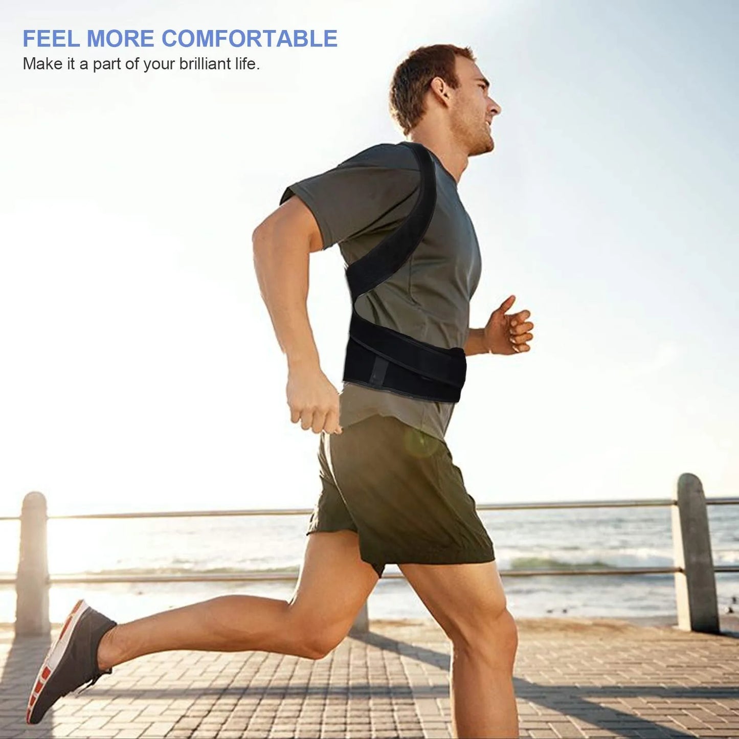 Brace Posture Corrector for Men and Women Adjustable Posture Brace for Back,Shoulders,Hunchback Scoliosis Correction