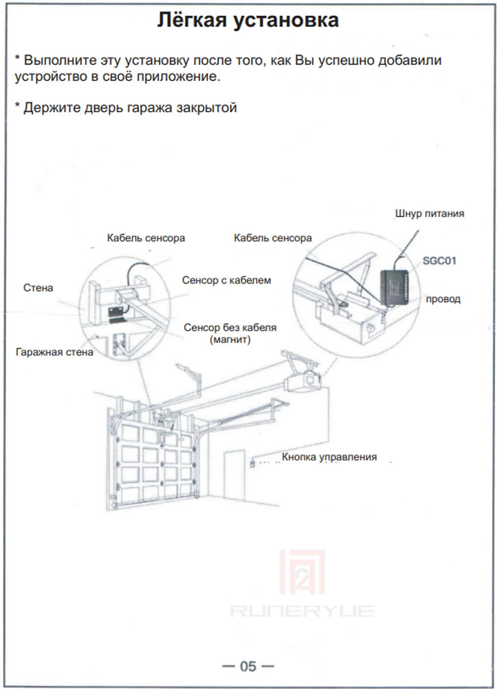 SGC01 WiFi Switch Smart Garage Door Opener Controller 24V Work With Xhouse APP Control by Phone for Swing Sliding Gate Opener