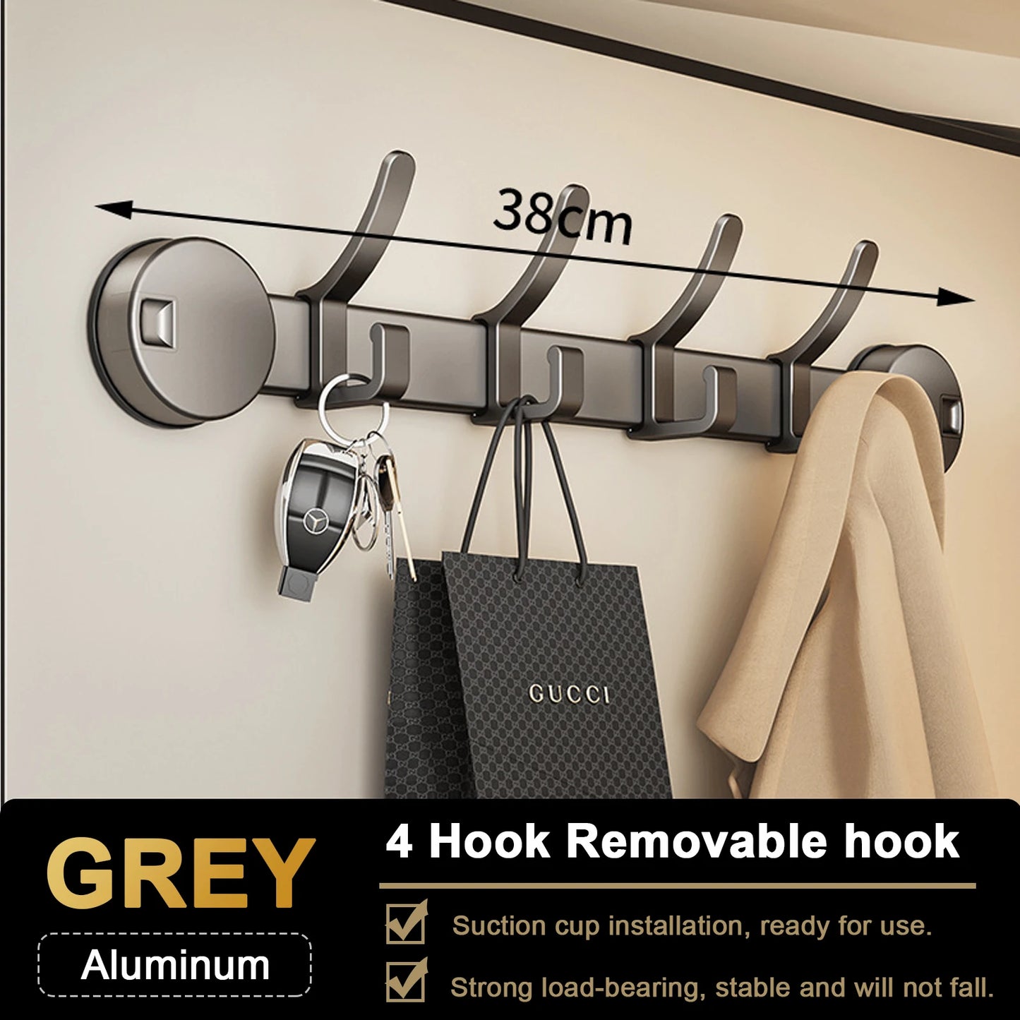 Clothes Hook Bathroom Towel Hanger Hook Wall Hook Adhesive Wall Hook No punching required Hanging Hooks Door Back Clothes Hook