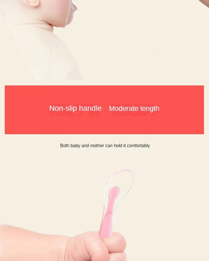 10 Pcs Baby Feeding Spoon Soft Silicone Spoons Training Spoon for Child kids Infants Temperature Sensing Feeding Feeder Flatware