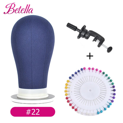 Canvas Block Head Kit Training Mannequin Wig Head Display Styling Mannequin Manikin Head Wig Stand wig head Stand