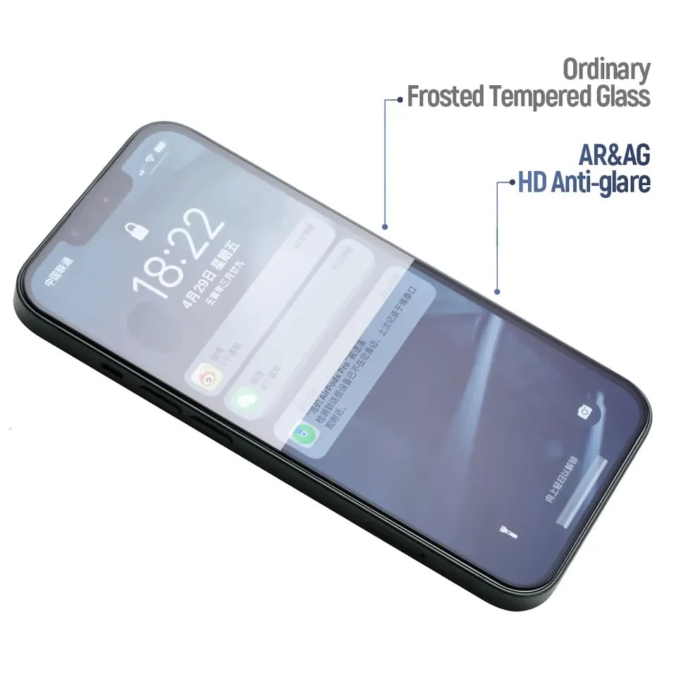 Blueo For iphone 15 pro Screen Protector  Ultra Clear AR Anti-Reflective Tempered  For iPhone 15 Pro Max Screen Protector