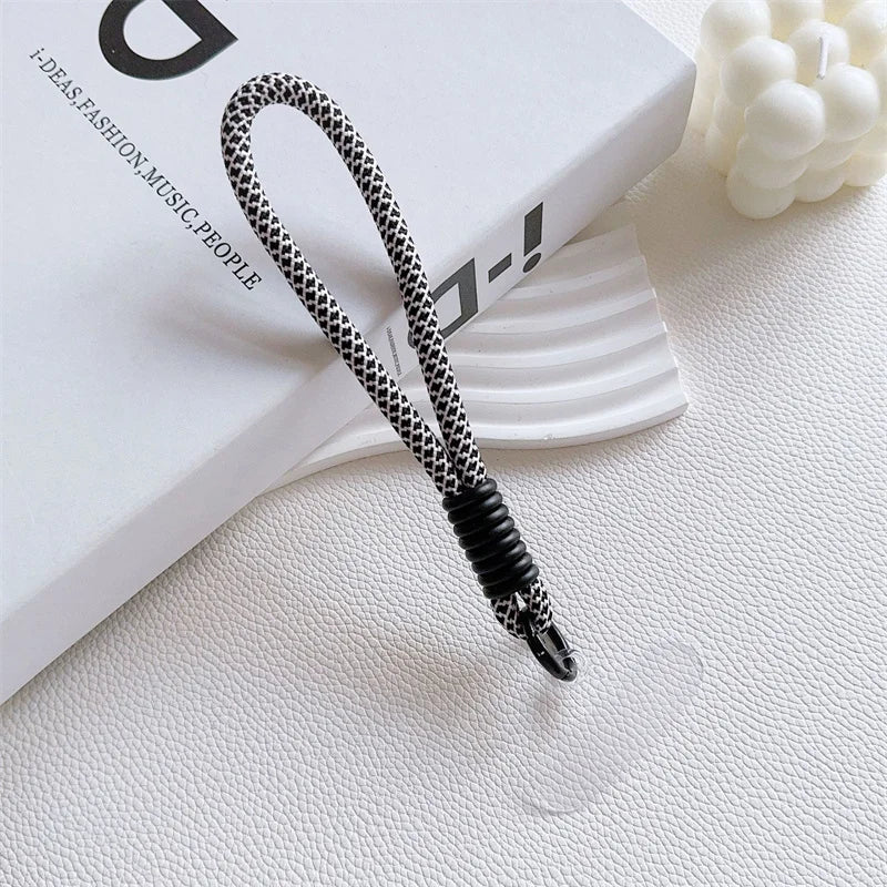 Mobile Phone Lanyard Strap Hanging Chain Ring Cord With Patch Wrist Strap For Cell Phone Case Rope Keychain