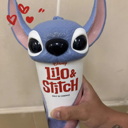 In Stock Stitch Peripheral Water Cup-Shaped Cups Straw Cup-Shaped Buckets Popcorn Buckets Desktop Decoration Children Gift