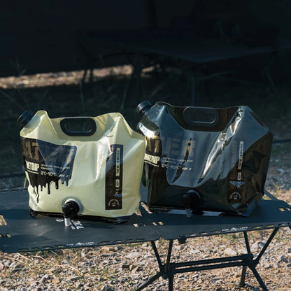 8L Portable Water Bags Folding Camping Water Container Jug Bucket with Faucet for Outdoor Hiking Travel Water Storage Jug Pouch