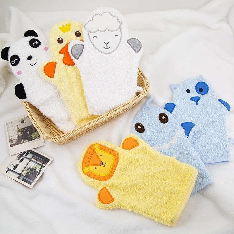 Baby Bath Wipe Baby Rubbing Bath Towel Bath Cotton Soft Towel Material Bath Wipe Neonatal Supplies