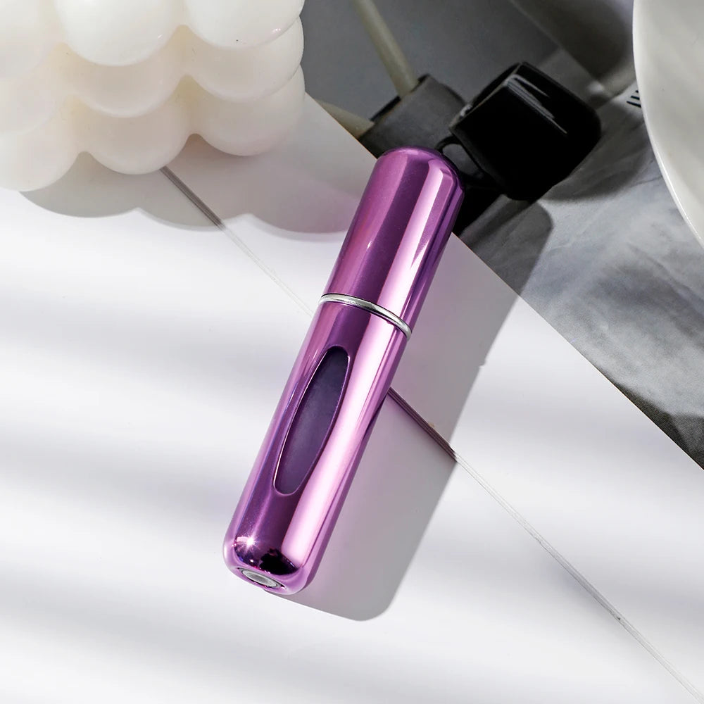 6Pcs Portable Spray Bottle Travel Suit 5ml Self-priming Bottom Filling Perfume Bottles Set