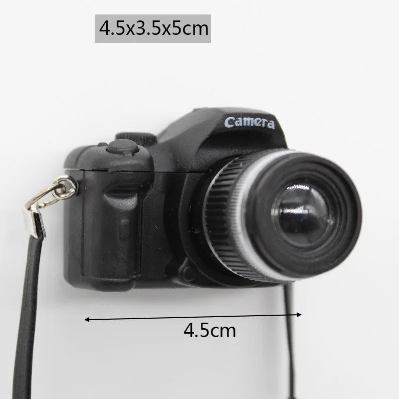 Camera Can Flash 3D Fridge Magnets Resin Creative Refrigerator Magnets Sticker Handicraft Tourist Souvenir Gift Home Decoration