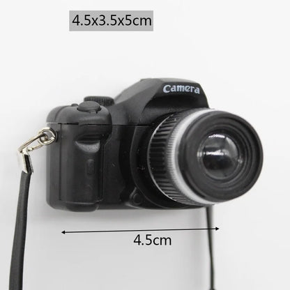 Camera Can Flash 3D Fridge Magnets Resin Creative Refrigerator Magnets Sticker Handicraft Tourist Souvenir Gift Home Decoration