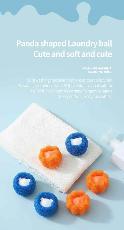 Laundry Balls Pet Hair Collector for Washing Machine Reusable Laundry Lint Catcher Removes Lint From Clothes Pet Cat Accessories