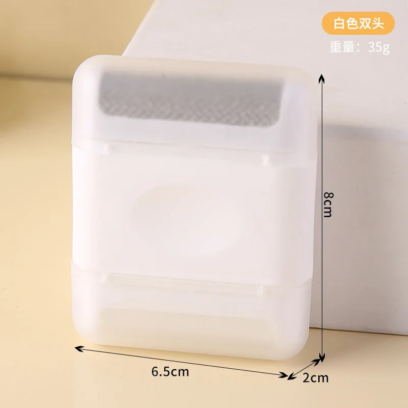 Two Head Manual Lint Remover Mini Pet Hair Ball Trimmer Sweater Clothes Fuzz Pellet Shaver Overcoat Dust Roller Cleaning Machine
