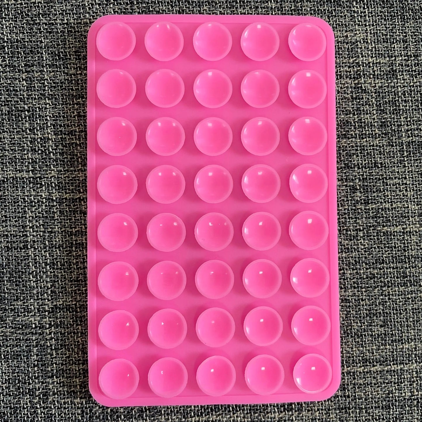 Double-Sided Suction Cup Phone Mount, Silicone Suction Phone Stand Phone Case Adhesive Sticky Phone Grip Hands-Free Phone Grip