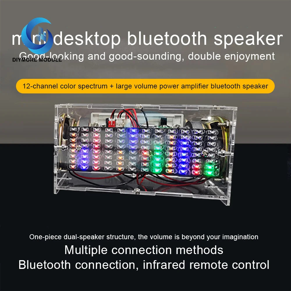 3WX2 12-way spectrum 45 magnetic speaker bluetooth assembly kit music students welding teaching training electronic DIY