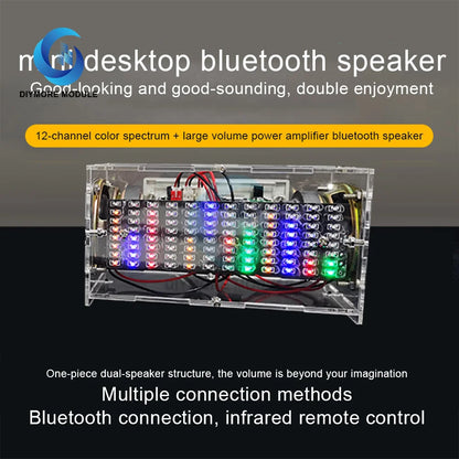 3WX2 12-way spectrum 45 magnetic speaker bluetooth assembly kit music students welding teaching training electronic DIY