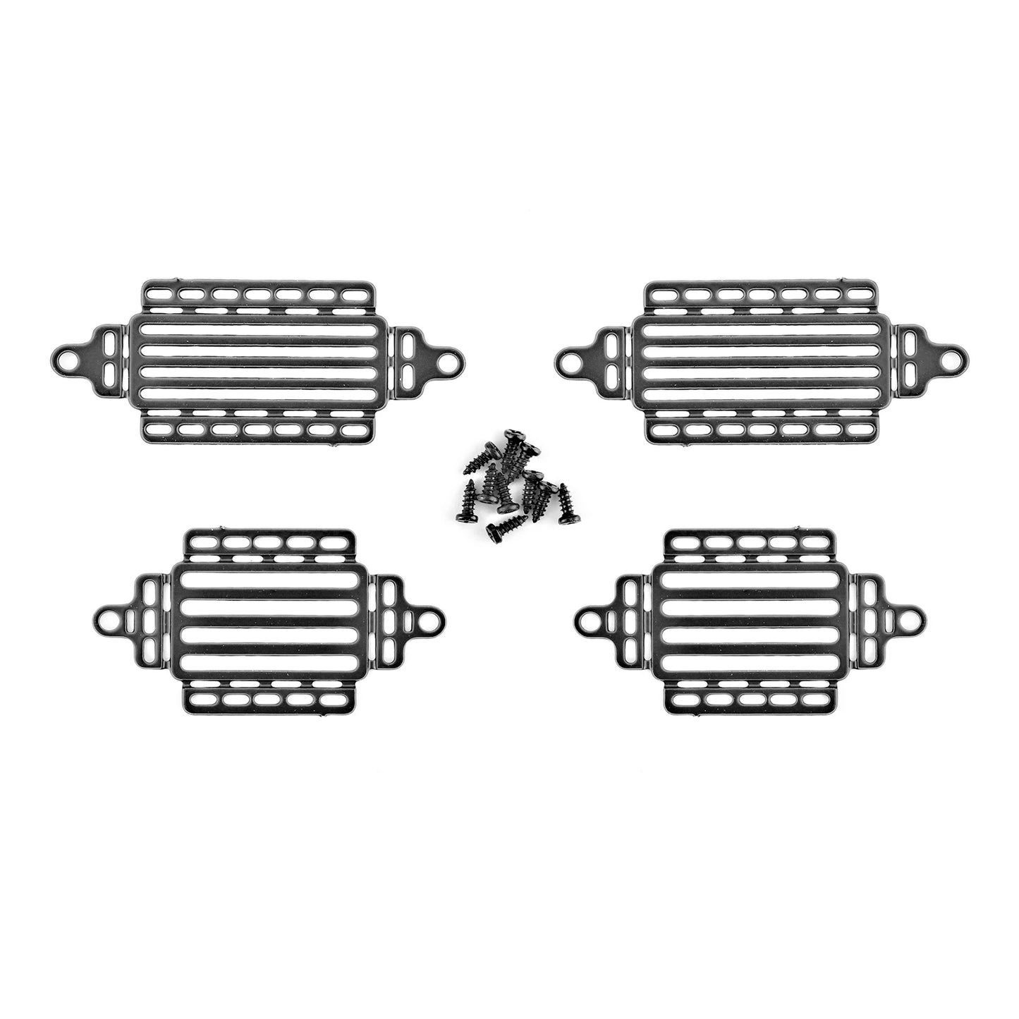 for WPL D12 Truck 3D Metal Lamp Cover Headlight Front & Rear Light Guard 1/10 RC Trailer Remote Control Car Spare Part Upgrade