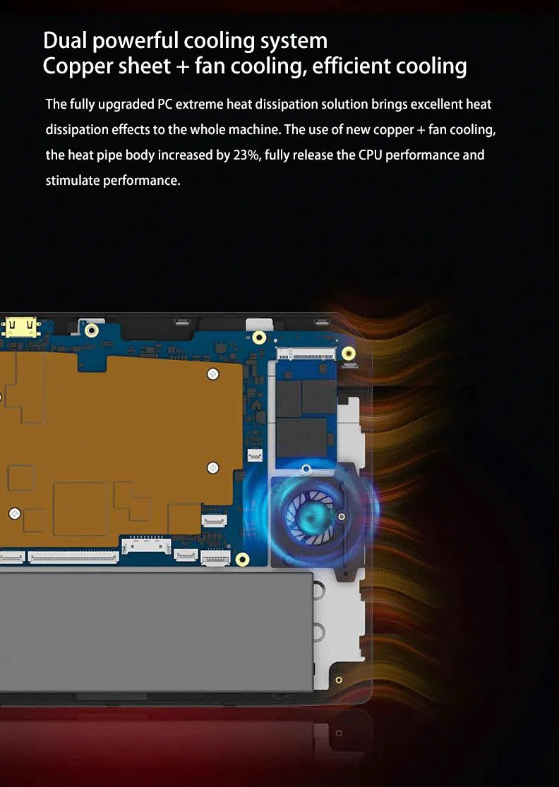 7 Inch Mini Laptop N100 Notebook IPS Touch Screen Portable Netbook Win 11 Pro Mini PC Micro Computer Bluetooth 4.2 16G 1TB