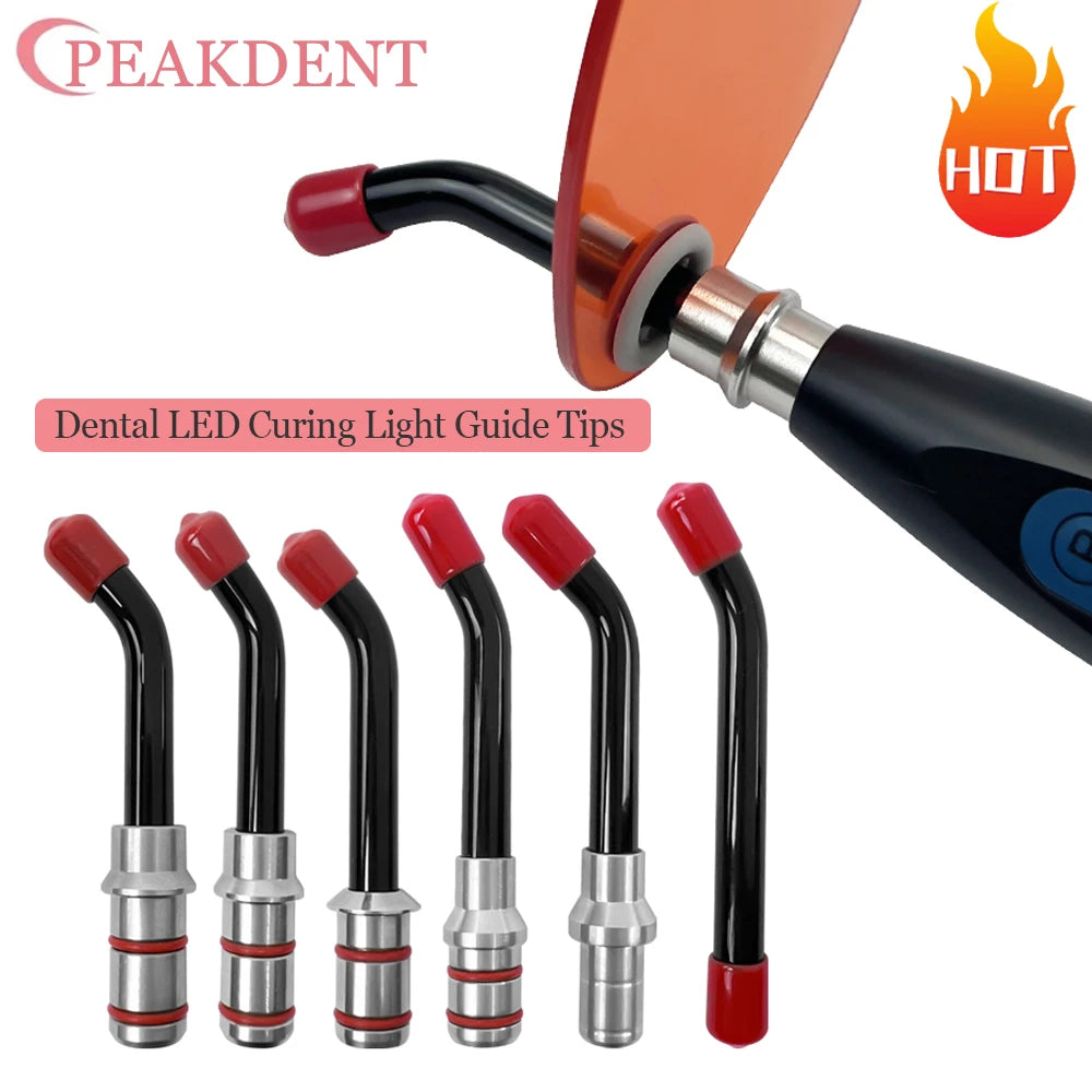 Dental LED Curing Light Guide Tips Universal Use For Dental Cure Lamp Optical Fiber Rod Tips Teeth Whitening Dental Tool 1Pcs