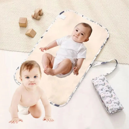 Multi-color Foldable Baby Changing Mat Portable Waterproof Diaper Changing Pad Durable Quick Change Baby Diaper Sheet Travel