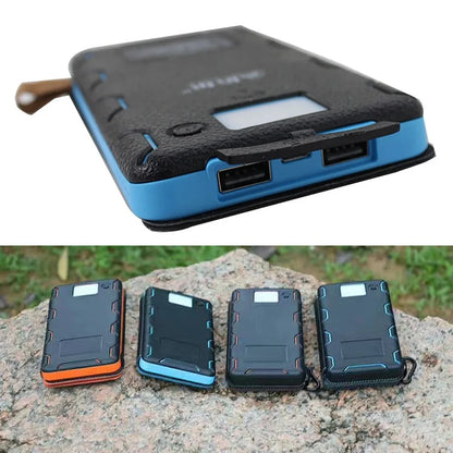 Solar Power Bank 10000/20000 mAh Portable Solar Panel Charger Solar Cell Folding Solar Power Bank 5V Dual USB For Phone Camping