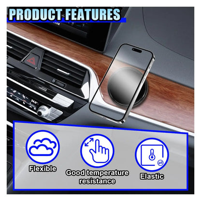 3PCS Car Dashboard Non-Slip Mats, Removable Sticky Silicone Gel Pad, Multi-Functional Auto Magic Gel Holder Stick to Cell Phone