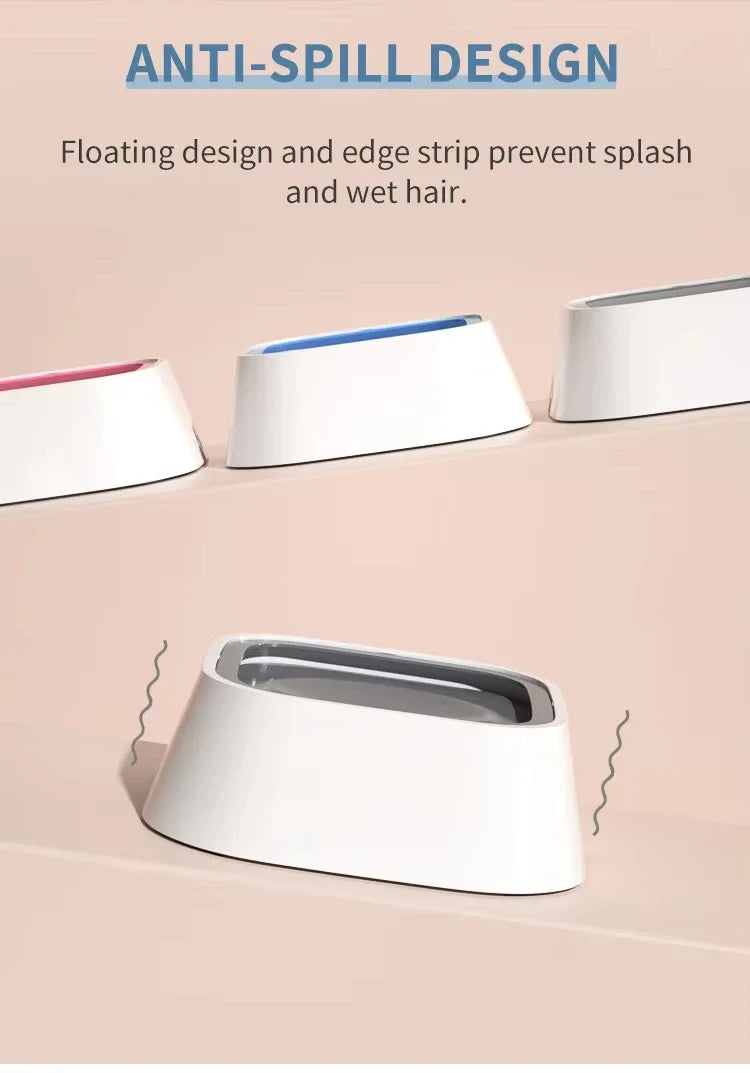 Dog Bowl No Spill, Pet Water Bowl No Drip Slow Water Feeder Cat Bowl, Pet Water Dispenser,Large Capacity Travel Water Bowl