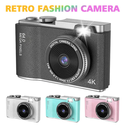 Digital Camera Autofocus Camera for Kid Camcorder with 8x Zoom Compact Cameras 1080P Cameras for Beginner Photography