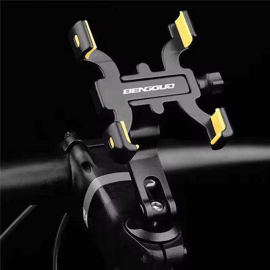Bicycle Mountain Bike Four Claw Mobile Phone Stand Outdoor Sports Aluminum Alloy Mobile Phone Stand Cycling Mobile Phone Stand
