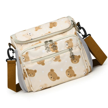 Spacious Mother Bag for Baby Essential Multifunction Baby Gear Organizes Bag Essential Baby Travel Bag Easy Access Storage