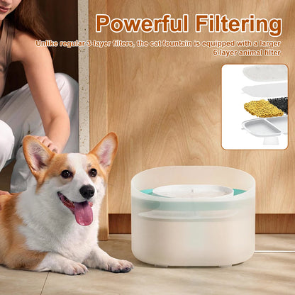 12 Set Cat Water Fountain Filters and Sponges Multiple Filtration System Cat puppy dog feeding and water cat pet accessories