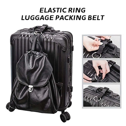 Travel Luggage Fixed Strap Backpack External Strap Portable Strap With Release Buckle Add-A-Bag Luggage Strap Belt Jacket Holder