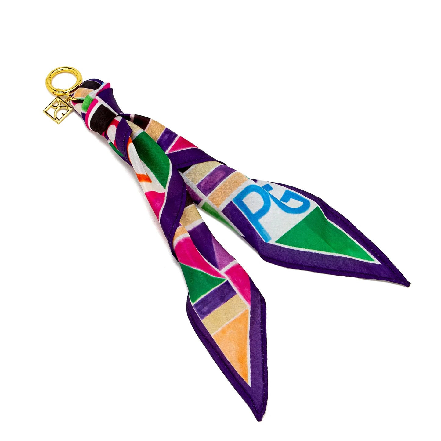 PG Women's Silk Scarf Accessories Temperament Pendant Luggage Accessories Fashionable Street Multi-style Luggage Accessories