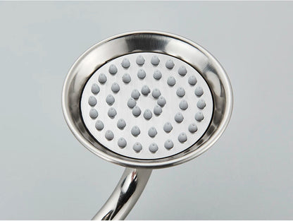 Brushed Nickle Hand Held Shower Head Handshower Head 100% Copper Head Faucet Accessory Single Function Shower Head Shower Hose