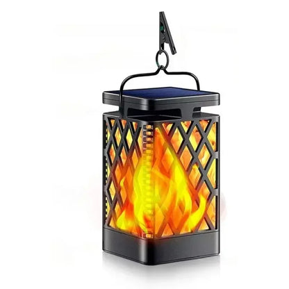 1pcs Garden Decor Outdoor Solar Lights Retro Palace Lantern Lights Hanging Candle Lamps Landscape Lighting Floor Lights